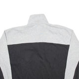 ADIDAS Mens Sweatshirt Grey 1/4 Zip S
