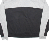 ADIDAS Mens Sweatshirt Grey 1/4 Zip S