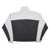 ADIDAS Mens Sweatshirt Grey 1/4 Zip S