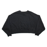 NIKE Womens Sweatshirt Black M