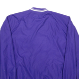 REEBOK James Madison Basketball Training Mens Sweatshirt Purple V-Neck USA S