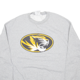 CHAMPION University Of Missouri Mens Sweatshirt Grey USA XL