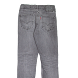 LEVI'S 514 Jeans Mens Grey Slim Straight Stone Wash W28 L30
