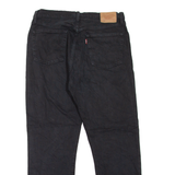 LEVI'S 501 BIG E Jeans Womens Black Regular Straight W29 L25