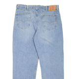 LEVI'S 550 Jeans Mens Blue Relaxed Tapered Stone Wash W38 L32