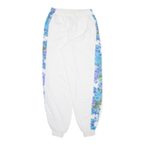 Womens Joggers White Tapered L W26 L30