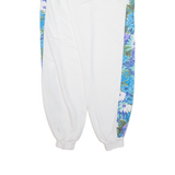 Womens Joggers White Tapered L W26 L30
