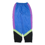CATCHME Womens Track Pants Blue Tapered L W24 L29