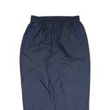 NORMAN WELLS Mens Rain Trousers Blue Nylon Tapered 2XL W32 L31