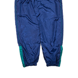 Mens Track Pants Blue Tapered XL W28 L33