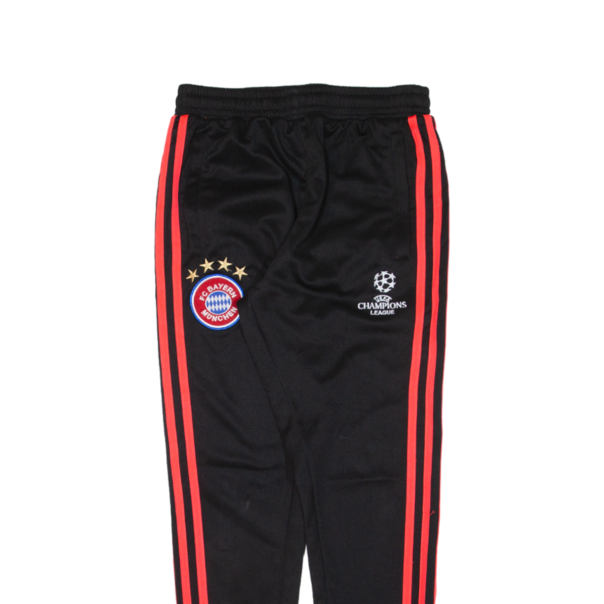 ADIDAS FC Bayern Munchen Womens Track Pants Black Tapered L W26 L29