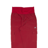 CHAMPION Cargo Womens Track Pants Red Tapered XL W32 L29