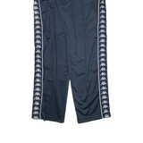 KAPPA Womens Track Pants Blue Straight L W28 L32