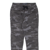 ANGELO LITRICO Camo Mens Trousers Grey Slim Tapered W28 L29