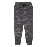 ANGELO LITRICO Camo Mens Trousers Grey Slim Tapered W28 L29