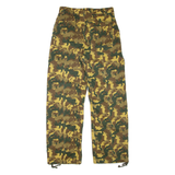 ZARA Camo Womens Trousers Beige Loose Straight W29 L29