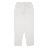 MADIE'S FASHION Floral Womens Trousers White Mom 90s Linen W26 L29