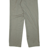 RITEX Pleated Mens Trousers Grey Regular Straight W33 L33