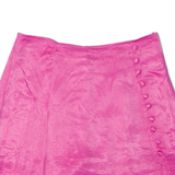 ZARA Womens Skort Skirt Pink Short Viscose XS
