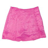 ZARA Womens Skort Skirt Pink Short Viscose XS