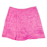 ZARA Womens Skort Skirt Pink Short Viscose XS