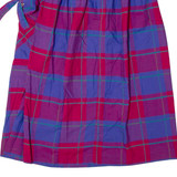 COUNTRY LANE Womens A-Line Skirt Red Midi Check XS
