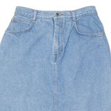 GLORIA VANDERBILT Womens Pencil Skirt Blue Knee Length 90s Denim M