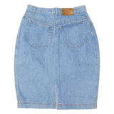 GLORIA VANDERBILT Womens Pencil Skirt Blue Knee Length 90s Denim M