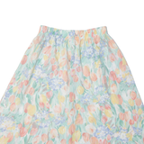 ALFRED DUNNER Womens A-Line Skirt Green Knee Length Floral M