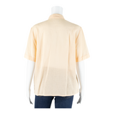 WOLLEN KELLER Womens Shirt Orange Collared S