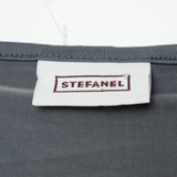 Eastern Inspired Stretch Lace Womens Blouse Green Collared Floral M