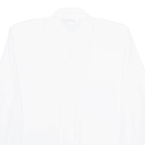 CHRISTIE & JILL Womens Blouse White Collared Long Sleeve M
