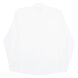 CHRISTIE & JILL Womens Blouse White Collared Long Sleeve M