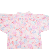 ELMAR CALIFORNIA Womens Printed Blouse Pink Floral M