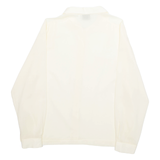 SERGIO DE LAURENT Womens Blouse Yellow Collared Long Sleeve M