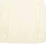 MARIO ROSELLA Womens Shirt Yellow Collared Long Sleeve L