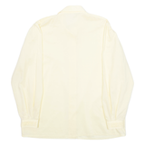 MARIO ROSELLA Womens Shirt Yellow Collared Long Sleeve L