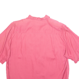 PARTNERS Womens Blouse Pink Collared L
