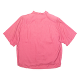 PARTNERS Womens Blouse Pink Collared L