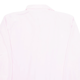 CHORUS LINE Womens Bardot Blouse Pink Collared Long Sleeve M