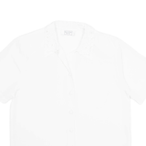 BEECHERS BROOK Womens Blouse White Collared L