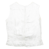Womens Waistcoat Silver Sleeveless M