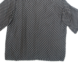 ZAPA Womens Printed Blouse Black Spotted L