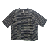 ZAPA Womens Printed Blouse Black Spotted L