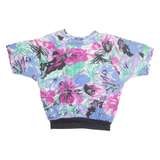 J.B.J Womens Printed TOp Purple Floral M