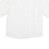 ELITE Womens Blouse White Collared M