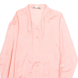 JAEGER Womens Shirt Pink Collared Long Sleeve S
