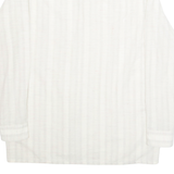 ROBERTO BARI Womens Printed Shirt Cream Collared Long Sleeve Striped XL