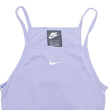 NIKE Womens Cropped Top Purple Sleeveless XS