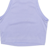 NIKE Womens Cropped Top Purple Sleeveless XS